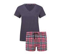 Shorty H.I.S Gr. 40/42, pink Damen Homewear-Sets Pyjamas mit karierter Shorts Bestseller (513049-40)