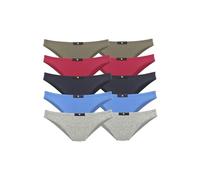 H.I.S Damen Slip neonblau / dunkelblau / grau / oliv / rot, Größe 48, 3523744 Neonblau / Dunkelblau / Grau / Oliv / Rot L