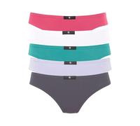 H.I.S Damen String (5er Pack) türkis / opal / dunkelgrau / pink / weiß, Größe 38, 3554802 TüRkis / Opal / Dunkelgrau / Pink / Weiß S