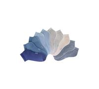 H.I.S Damen Füßlinge blau / grau / beige, Größe 35/38, 226719 Blau / Grau / Beige 35