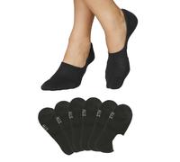 H.I.S Füßlinge Damen 6x schwarz Gr.39-42