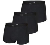 Boxer H.I.S Gr. 8, 3 St., schwarz Herren Unterhosen Sportunterwäsche mit schmalen Piping an den Seiten (803204-8)