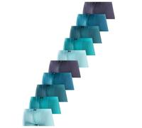 H.I.S Herren Boxershorts, Ausführung Hipster, 5er Pack (DE/NL/SE/PL, Alphanumerisch, XL, Regular, Regular, 10 x Petrol Mix)