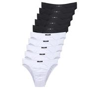 Slip H.I.S Gr. 10, 10 St., schwarz-weiß (schwarz, weiß) Herren Unterhosen Sportunterwäsche in Unifarben (379016-10)