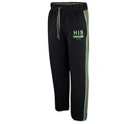 H.I.S Herren Relaxhose, Freizeithose, Jogginghose (52/54, schwarz)