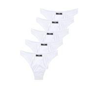 H.I.S String, (5 St.), in Baumwollstretch-Qualität 8 (XXL), 5 St. weiß Herren Strings Unterhosen Herrenwäsche String 8 (XXL), 5 St. weiß