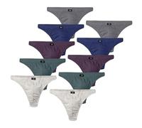 H.I.S Herren Strings (DE/NL/SE/PL, Alphanumerisch, XXL, Regular, Regular, Mehrfarbig, 10 Stück)