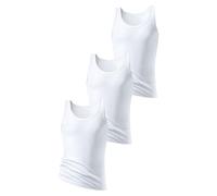 Tanktop H.I.S "Feinripp", Damen, Gr. 4, weiß, Feinripp, Obermaterial: 100% Baumwolle, unifarben, Basic, figurbetont, tiefer Rundhals, eingefasste Kante, Tops Tanktop, aus weicher Baumwollqualität (349