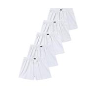 HIS JEANS Herren Boxershorts weiß, Größe 5, 3309329 Weiß M
