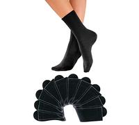 H.I.S HIS Unisex Socken 10er Pack (39-42, 10 x schwarz)