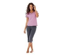 H.I.S JEANS Capri-Pyjama, H.I.S pink, Größe 32/34