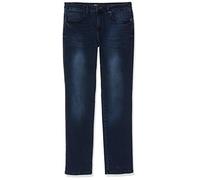 H.I.S Jeans Damen Slim Jeans Marylin 101566, Gr. W25/L32, Blau (Advanced Blue Black Wash 9722)