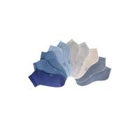 H.I.S Kurzsocken, (10 Paar), mit verstärkter Ferse und Spitze 39-42 blau Damen Sportsocken Socken Damenwäsche Kurzsocken 39-42 jeans, hellblau, blau, grau, weiß