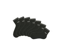 Kurzsocken H.I.S, Damen, Gr. 39-42, schwarz, Baumwolle, Polyamid, geringelt, uni, Socken, mit Vollfrottee (764167-39) schwarz