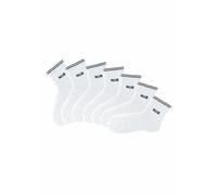 Kurzsocken H.I.S, Damen, Gr. 35-38, weiß, Baumwolle, Polyamid, geringelt, uni, Socken, mit Vollfrottee (420114-35) weiß