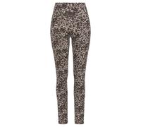 Leggings H.I.S Gr. 36/38, N-Gr, braun (schwarz mit leodruck), Damen, Obermaterial: 95% Baumwolle, 5% Elasthan, animal-print, bedruckt, Hosen, mit Leoprint, Loungewear (11415726-36) schwarz mit leodruc