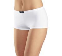 Panty H.I.S, Damen, Gr. 56, schwarz-weiß (schwarz, weiß), Jersey, Obermaterial: 95% Baumwolle, 5% Elasthan, unifarben, körpernah, Unterhosen Panty, aus elastischer Baumwoll-Qualität (527700-56) schwar