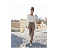 Schlupfhose H.I.S "-Relaxhose" Gr. 36/38, N-Gr, grau (taupe) Damen Hosen (57524521-36) taupe