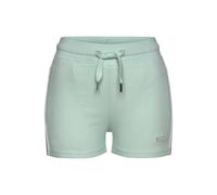 Shorts H.I.S, Damen, Gr. 36/38, N-Gr, grün (hellmint), Interlock, Obermaterial: 60% Baumwolle, 40% Polyester, unifarben, Basic, bequem ca. Mitte Oberschenkel, Hosen, mit Piping an der Seite (12841438-