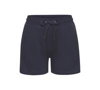 Shorts H.I.S, Damen, Gr. 40/42, N-Gr, blau (marine), Interlock, Obermaterial: 60% Baumwolle, 40% Polyester, unifarben, Basic, bequem kurz, Hosen, mit seitlichen Streifen, Loungewear (29374661-40) mari