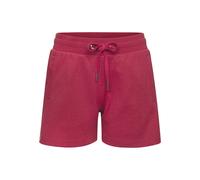 Shorts H.I.S, Damen, Gr. 40/42, N-Gr, rot, Interlock, Obermaterial: 60% Baumwolle, 40% Polyester, unifarben, Basic, bequem kurz, Hosen, mit seitlichen Streifen, Loungewear (93190258-40) rot