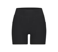 Shorts H.I.S, Damen, Gr. 36/38, N-Gr, schwarz, Obermaterial: 70% Baumwolle, 25% Polyester, 5% Elasthan, unifarben, Basic, Hosen Shorts, im Schlupfhosen Style (99223928-36) schwarz