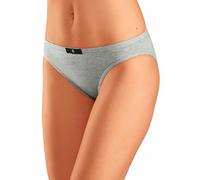 H.I.S Slip, (5 St.), mit Label vorn 54, 5 St. bunt Damen Cotton made in Africa Slip 54, 5 St. marine, rot, khaki, blau, grau, meliert