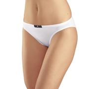 Slip H.I.S, Damen, Gr. 48, schwarz-weiß (schwarz, weiß), Obermaterial: 95% Baumwolle, 5% Elasthan, körpernah, Unterhosen, aus elastischer Baumwoll-Qualität (230888-48) schwarz, weiß