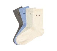 H.I.S Socken Damen grau, jeans, beige, grau Gr.39-42