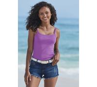 Spaghettitop H.I.S Gr. 32/34, bunt (flieder, grün, anthrazit) Damen Tops (831317-32) flieder, grün, anthrazit