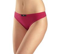 String H.I.S, Damen, Gr. 40, bunt (rot, marine, blau, khaki, grau, meliert), Obermaterial: 95% Baumwolle, 5% Elasthan, unifarben, körpernah, Unterhosen String, aus elastischer Baumwoll-Qualität (44209