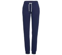 Sweathose H.I.S, Damen, Gr. 40/42, N-Gr, blau (dunkelblau), Obermaterial: 60% Baumwolle, 40% Polyester, unifarben, bequem lang, Hosen, mit elastischem Tunnelzugbund (70594243-40) dunkelblau