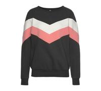 H.I.S Sweatshirt Damen anthrazit-rosa-weiß Gr.40/42