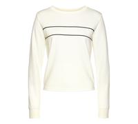 Sweatshirt H.I.S Gr. 44/46, weiß (ecru) Damen Sweatshirts (17914924-44) ecru