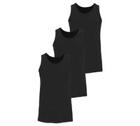 Tanktop H.I.S "Unterhemd für Herren" Gr. 7/XL, schwarz Herren Tops H.I.S mit Rundhals aus Baumwolle (810399-7)