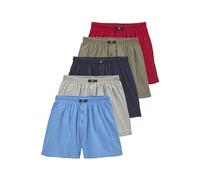 H.I.S Weiter Boxer, aus Baumwoll-Stretch TOPSELLER 8, 5 St. bunt Herren Multipacks Herrenwäsche Boxer 8, 5 St. rot, blau, marine, khaki, grau, meliert