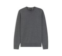 BOSS Regular-Fit Pullover aus Merinowolle - Style H-Leno, 50565469 Grau M