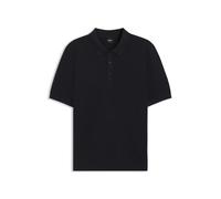 BOSS Regular-Fit Strick-Poloshirt aus strukturiertem Gewebe - Style H-Lurazio, 50565506 Dunkelblau XXL