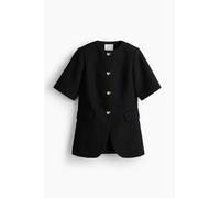 H & M - Blazer aus Bouclé - Schwarz XXS 100% Polyester