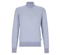 BOSS Rollkragenpullover aus extrafeiner Merinowolle - Style H-Musso, 50565517 Hellblau XXL