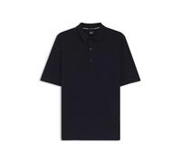 BOSS Kurzarm-Pullover aus Schurwolle mit Polokragen - Style H-Nolano, 50560485 Dunkelblau L