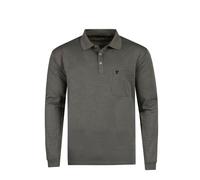 H Polo 1/1 Arm Softknit anthrazitmelange 5XL