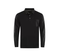 H Polo 1/1 Arm Softknit schwarz 5XL