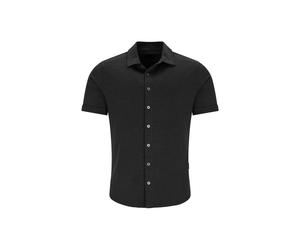 H Polohemd Softknit 1/2 Arm Modern schwarz 6XL