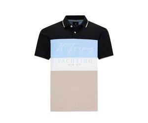 H Polopique Stay FreshSt.Tropez-Yachting schwarz 3XL