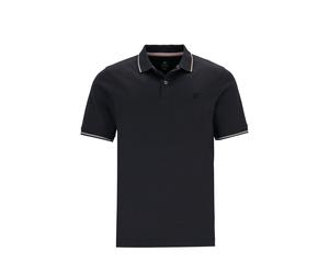 H Poloshirt 100% CottonInterlock schwarz 6XL
