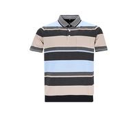 H Poloshirt Stay Fresh BundFeinpique Streifen taupe 6XL