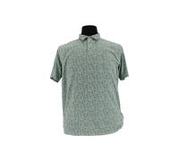 H Poloshirt Stay FreshBlätter-Druck thymian 6XL