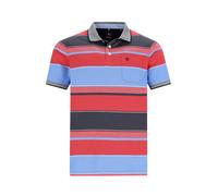 H Poloshirt Stay FreshFeinpique Streifen lava 3XL