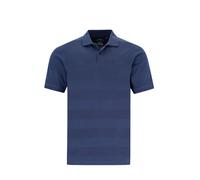H Poloshirt Strukturmix admiralsblau 5XL